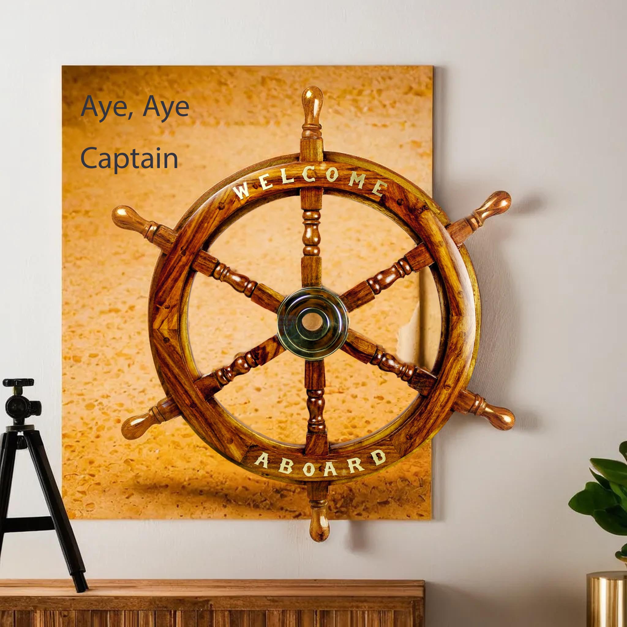 Amazon.com: Nagina International Welcome Aboard Embedded Premium